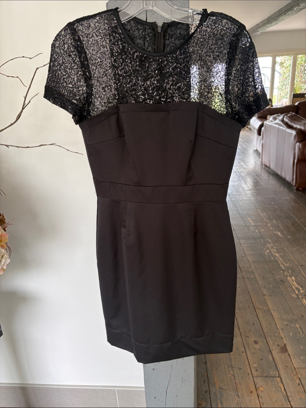 short black cocktail dress by Trina Turk